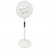 Ανεμιστήρας Elite EUSFS-1432W, 40 W, 40 cm, 3 ταχύτητες, χρονοδιακόπτης 9 ωρών, λευκός