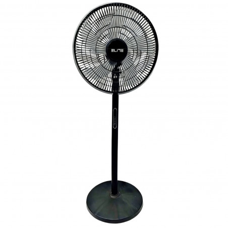 Ανεμιστήρας Elite EUSFS-1433BL, 40 W, 40 cm, 3 ταχύτητες, χρονοδιακόπτης 9 ωρών, μαύρος