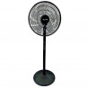 Ανεμιστήρας Elite EUSFS-1433BL, 40 W, 40 cm, 3 ταχύτητες, χρονοδιακόπτης 9 ωρών, μαύρος