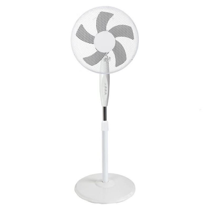 Ανεμιστήρας 3 σε 1 Elite EHSF-0369, 55 W, 40 cm, 3 ταχύτητες, ρυθμιζόμενη κλίση και ύψος, αθόρυβος, λευκός