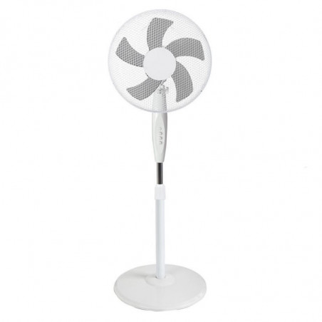 Ανεμιστήρας 3 σε 1 Elite EHSF-0369, 55 W, 40 cm, 3 ταχύτητες, ρυθμιζόμενη κλίση και ύψος, αθόρυβος, λευκός