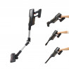 Ηλεκτρική σκούπα Goldmann GM1001D, 315 AW, 0,6 λίτρα, 3 επίπεδα ισχύος, βούρτσα με φωτισμό LED, 10.000 στροφές/λεπτό, Μαύρο