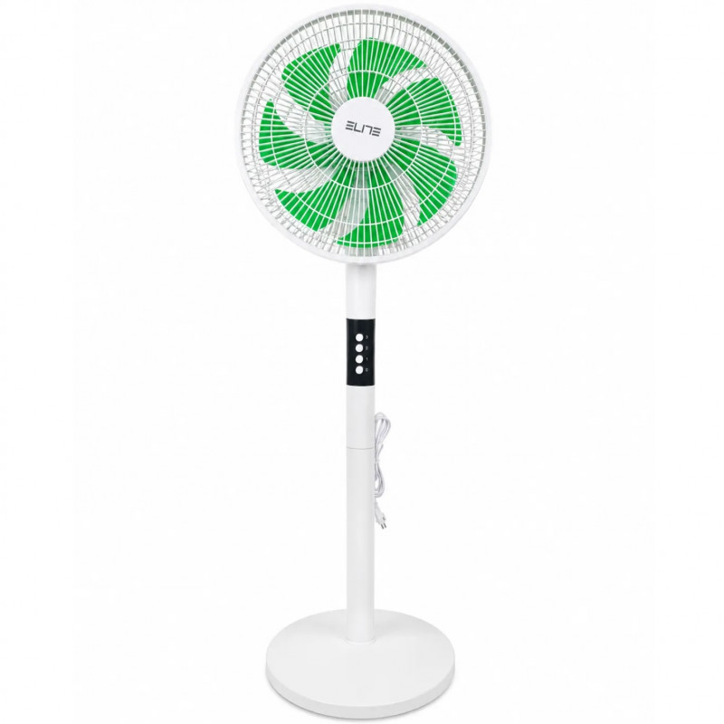 Ανεμιστήρας Elite EFS-1345, 40 W, 30 cm, 3 ταχύτητες, ταλάντωση, 7 πτερύγια, λευκό/πράσινο