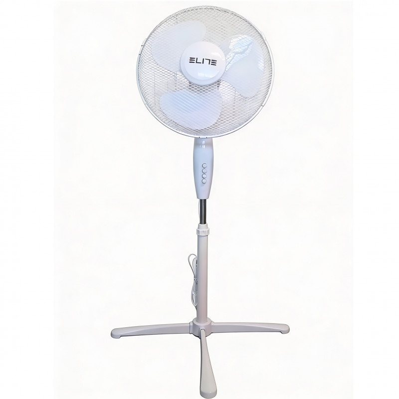 Ανεμιστήρας Elite EHSF-0362-2, 45 W, 40 cm, 3 ταχύτητες, ταλάντωση, λευκός