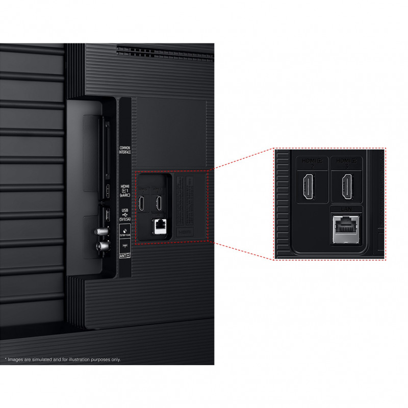 Τηλεόραση Samsung UE50U8072FUXXH, 50″ (125 εκ.), 3840×2160 UHD 4K, Κατηγορία G, Smart TV, HDR, Bluetooth, Wi-Fi, Tizen, Μαύρο