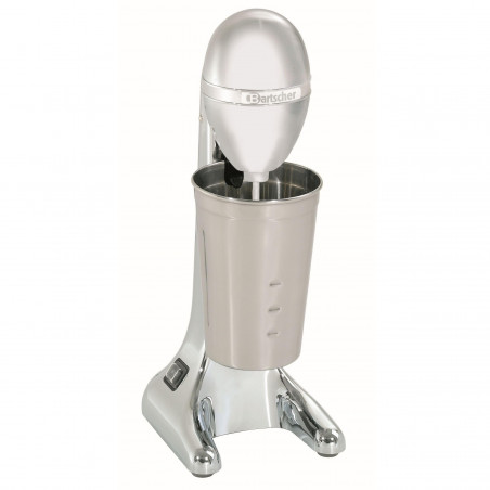 Μπάρ μίξερ - σέικερ για φραπέ Bartscher 135100, 85 W, 700 ml, 2 ταχύτητες, περιστρεφόμενη κεφαλή, ασημί/χρώμιο