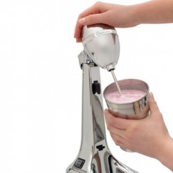 Μπάρ μίξερ - σέικερ για φραπέ Bartscher 135100, 85 W, 700 ml, 2 ταχύτητες, περιστρεφόμενη κεφαλή, ασημί/χρώμιο