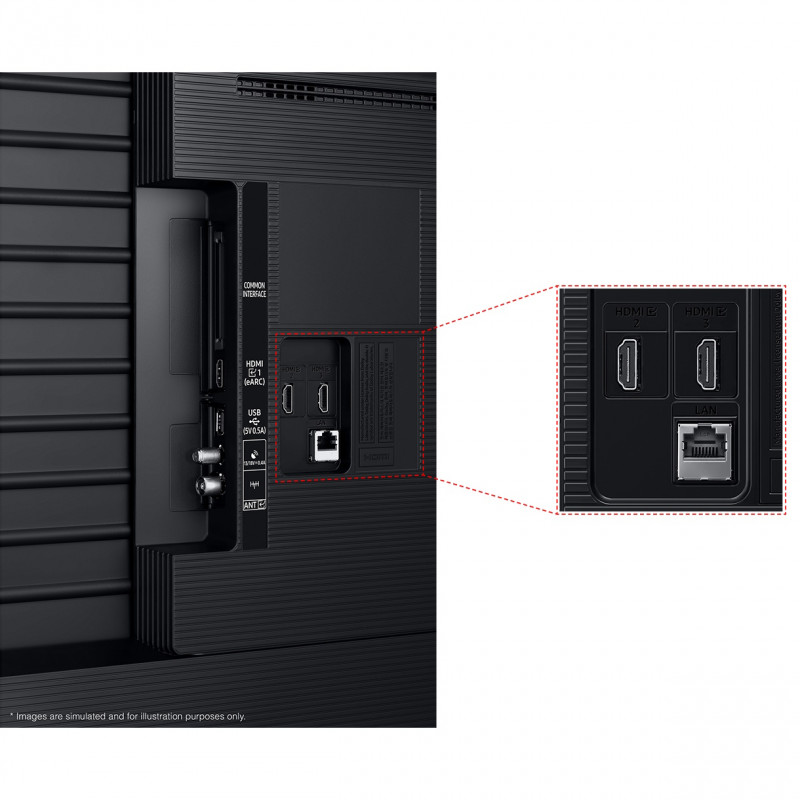 Τηλεόραση Samsung UE65U8072FUXXH, 65 ίντσες (163 εκ.), ανάλυση 3840×2160 UHD 4K, Κατηγορία G, Smart TV, HDR, Bluetooth, Wi-Fi, Tizen, Μαύρο