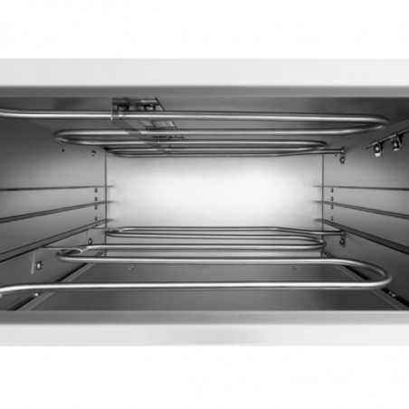 Ηλεκτρικός φούρνος για πίτσα Bartscher ST340, 1,5 kW, Έως 33,5 εκ., 50-250 °C, Επάνω και κάτω θερμαντικό στοιχείο, Γαλβανισμένος χάλυβας, Παράθυρο, Ανοξείδωτο