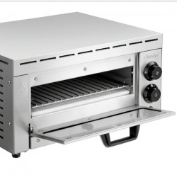 Ηλεκτρικός φούρνος για πίτσα Bartscher ST340, 1,5 kW, Έως 33,5 εκ., 50-250 °C, Επάνω και κάτω θερμαντικό στοιχείο, Γαλβανισμένος χάλυβας, Παράθυρο, Ανοξείδωτο