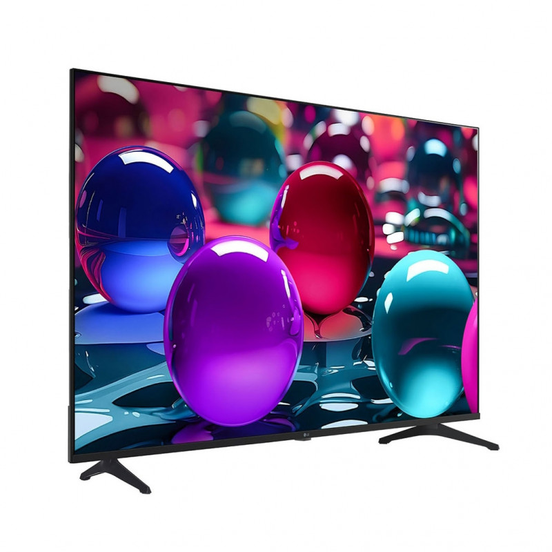 Τηλεόραση LG 55UA73003LA, 4K Ultra HD 3840 × 2160, 55″ (139 εκ.), Κατηγορία ενεργειακής απόδοσης F, LED, Smart TV, αναβάθμιση ανάλυσης με τεχνητή νοημοσύνη, webOS, Μαύρο
