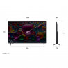 Τηλεόραση LG 55UA73003LA, 4K Ultra HD 3840 × 2160, 55″ (139 εκ.), Κατηγορία ενεργειακής απόδοσης F, LED, Smart TV, αναβάθμιση ανάλυσης με τεχνητή νοημοσύνη, webOS, Μαύρο