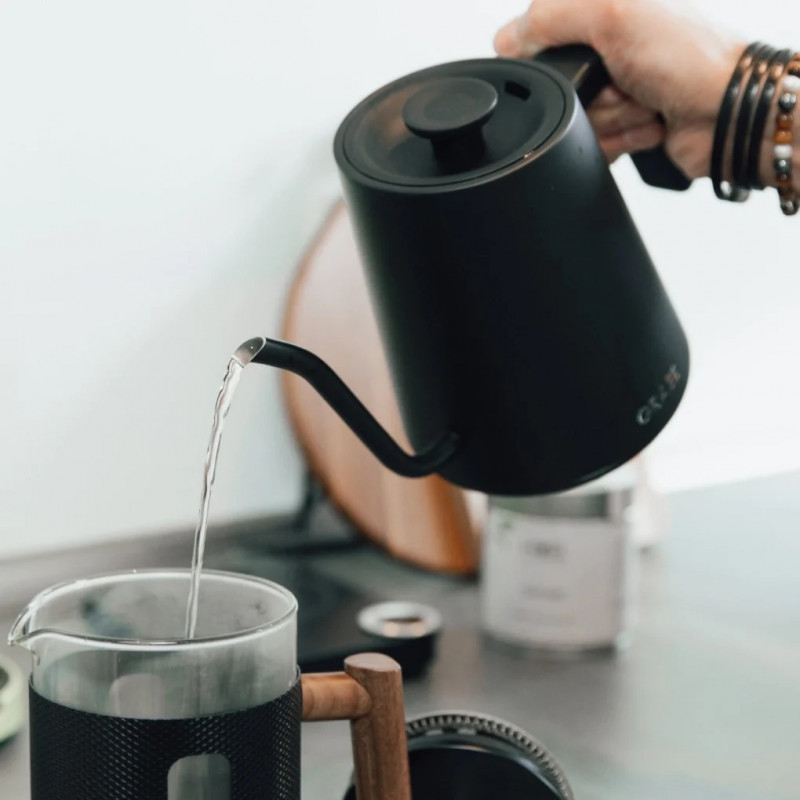 Ηλεκτρική καφετιέρα Graef Pour-over GK502, 1200 W, 900 ml, 40-100 °C, λειτουργία διατήρησης θερμοκρασίας, φίλτρο, στόμιο τύπου «λεβέκι», μαύρο ματ