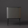 Κάδος απορριμμάτων Brabantia Bo Touch 651105, 36 λίτρα, Ομαλό και αθόρυβο άνοιγμα, Μεγάλο άνοιγμα, Γκρι