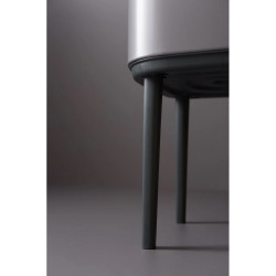 Κάδος απορριμμάτων Brabantia Bo Touch 651105, 36 λίτρα, Ομαλό και αθόρυβο άνοιγμα, Μεγάλο άνοιγμα, Γκρι
