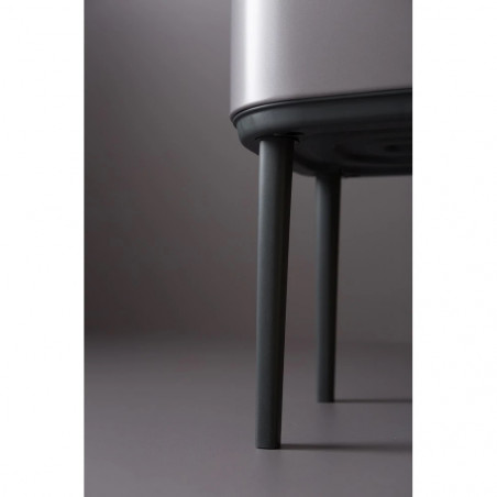 Κάδος απορριμμάτων Brabantia Bo Touch 651105, 36 λίτρα, Ομαλό και αθόρυβο άνοιγμα, Μεγάλο άνοιγμα, Γκρι