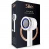 Ηλεκτρική λίμα για σκληρό δέρμα και κάλους Silk'n VacuPedi VPC1PE1001, 2 ταχύτητες, 3 δίσκοι, αντικαθιστώμενα και πλενόμενα φίλτρα, σύστημα κενού, λευκό/ασημί