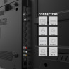 Τηλεόραση Smart Tech 43UW02V, 43″ (109 εκ.), 4K Ultra HD 3840 × 2160, Κατηγορία ενεργειακής απόδοσης F, Smart TV, DLED, Wi-Fi, Bluetooth, Google TV, Μαύρο