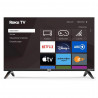 Τηλεόραση RCA RK50UN1, 50 ίντσες (125 εκ.), ανάλυση 3840×2160 UHD 4K, κατηγορία ενεργειακής απόδοσης F, Smart TV, HDR10, DLED, Wi-Fi, Bluetooth, λειτουργικό σύστημα Roku, μαύρο χρώμα.