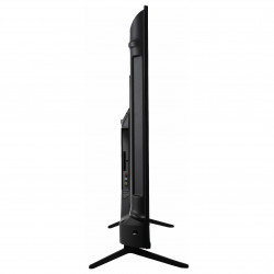 Τηλεόραση RCA RK50UN1, 50 ίντσες (125 εκ.), ανάλυση 3840×2160 UHD 4K, κατηγορία ενεργειακής απόδοσης F, Smart TV, HDR10, DLED, Wi-Fi, Bluetooth, λειτουργικό σύστημα Roku, μαύρο χρώμα.