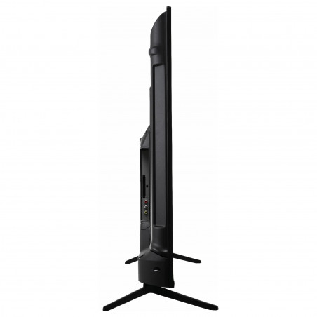 Τηλεόραση RCA RK50UN1, 50 ίντσες (125 εκ.), ανάλυση 3840×2160 UHD 4K, κατηγορία ενεργειακής απόδοσης F, Smart TV, HDR10, DLED, Wi-Fi, Bluetooth, λειτουργικό σύστημα Roku, μαύρο χρώμα.