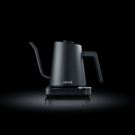Ηλεκτρική καφετιέρα Graef Pour-over GK502, 1200 W, 900 ml, 40-100 °C, λειτουργία διατήρησης θερμοκρασίας, φίλτρο, στόμιο τύπου «λεβέκι», μαύρο ματ