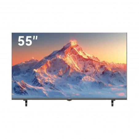 Τηλεόραση AIWA TS-551N, 55″ (139 cm), 4K Ultra HD 3840 × 2160, ενεργειακή κλάση F, DLED, Wi-Fi, Bluetooth, TizenOS, μαύρο.