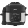 Πολυμάγειρας υπό πίεση Ninja Foodi OP350FR, 1400 W, 6 λίτρα, 9 προγράμματα, 40-200 °C, TenderCrisp®, κεραμική επίστρωση, διατήρηση θερμοκρασίας, ολόκληρο κοτόπουλο, μαύρο/ανοξείδωτο