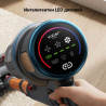 Κάθετη ηλεκτρική σκούπα Yaber P20, 400 W, 0,8 λ, 81.000 σ.α.λ., 52 λεπτά, 3+1 επίπεδα ισχύος, HEPA, φωτισμός LED στη βούρτσα, αυτόνομη, κίτρινο/γκρι