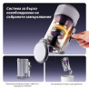 Σκουπάκι κατά των ακάρεων Jimmy BX8 Pro, 600 W, 0,5 λ, 17 kPa, Pro-Brushroll, Αποστείρωση με θέρμανση στους 65 °C, Υπερήχοι, UV, Αρνητικά ιόντα, Φιλτράρισμα 6 σταδίων, Γκρι/Μωβ