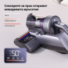 Σκουπάκι κατά των ακάρεων Jimmy BX8 Pro, 600 W, 0,5 λ, 17 kPa, Pro-Brushroll, Αποστείρωση με θέρμανση στους 65 °C, Υπερήχοι, UV, Αρνητικά ιόντα, Φιλτράρισμα 6 σταδίων, Γκρι/Μωβ
