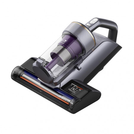 Σκουπάκι κατά των ακάρεων Jimmy BX8 Pro, 600 W, 0,5 λ, 17 kPa, Pro-Brushroll, Αποστείρωση με θέρμανση στους 65 °C, Υπερήχοι, UV, Αρνητικά ιόντα, Φιλτράρισμα 6 σταδίων, Γκρι/Μωβ