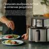 Φριτέζα θερμού αέρα Cosori Iconic CAF-SE601S, 1725 W, 6,2 λ, 30-230 °C, 6 προγράμματα, χρονοδιακόπτης, κεραμική επίστρωση, ανοξείδωτο/μαύρο
