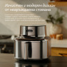 Φριτέζα θερμού αέρα Cosori Iconic CAF-SE601S, 1725 W, 6,2 λ, 30-230 °C, 6 προγράμματα, χρονοδιακόπτης, κεραμική επίστρωση, ανοξείδωτο/μαύρο