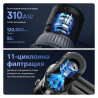 Κάθετη σκούπα 3 σε 1 JIMMY JV10 Pro Aqua, 800 W, 0,6 λ, 90 λεπτά, Στεγνό/υγρό + γυάλισμα, 4 λειτουργίες, Αισθητήρας σκόνης, Αυτόματη ρύθμιση ισχύος, Λευκό/μαύρο