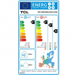 Κλιματιστικό με inverter TCL VoxIN TAC-09CHSD/UG11V3A, 9000 BTU, 25 м2, Α+++, Wi-Fi, iFeel, AI ECO, φωνητικός έλεγχος, λευκό