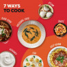 Μουλτικουκέρ Instant Pot Classic Mini 140800701, 800 W, 3,8 λίτρα, 7 προγράμματα, κουμπιά «Favorite», οθόνη LCD, ανοξείδωτο ατσάλι, μπλε