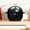 Μουλτικουκέρ Instant Pot Classic Mini 140800701, 800 W, 3,8 λίτρα, 7 προγράμματα, κουμπιά «Favorite», οθόνη LCD, ανοξείδωτο ατσάλι, μπλε