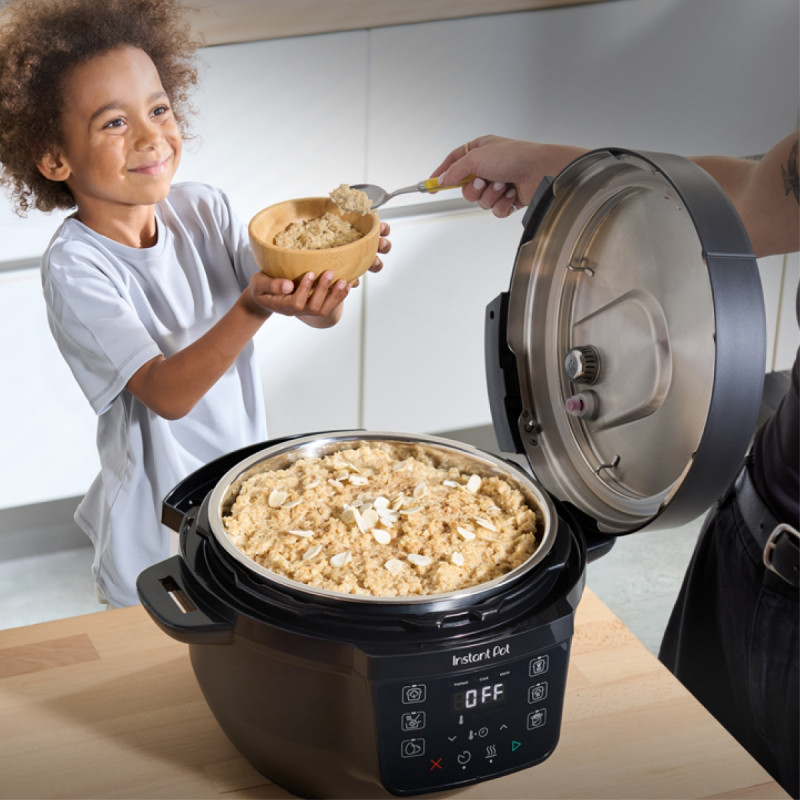 Instant Pot Classic Mini 140800001, 800W, 3.8 l, 7 προγράμματα, αγαπημένα κουμπιά, οθόνη LCD, ανοξείδωτο ατσάλι, μαύρο