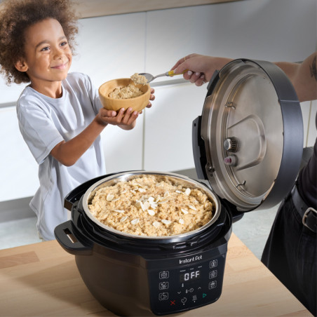 Instant Pot Classic Mini 140800001, 800W, 3.8 l, 7 προγράμματα, αγαπημένα κουμπιά, οθόνη LCD, ανοξείδωτο ατσάλι, μαύρο