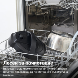 Instant Pot Classic Mini 140800001, 800W, 3.8 l, 7 προγράμματα, αγαπημένα κουμπιά, οθόνη LCD, ανοξείδωτο ατσάλι, μαύρο