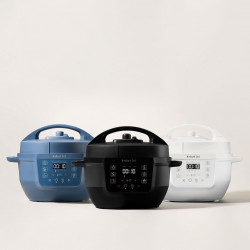Μουλτικουκέρ Instant Pot Classic Mini 140800701, 800 W, 3,8 λίτρα, 7 προγράμματα, κουμπιά «Favorite», οθόνη LCD, ανοξείδωτο ατσάλι, μπλε