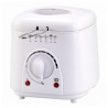 Φριτέζα Elite EDFF-1288W, 950 W, 1 λίτρο, έως 190 °C, διαφανές καπάκι, αντιολισθητικά πόδια, λευκό