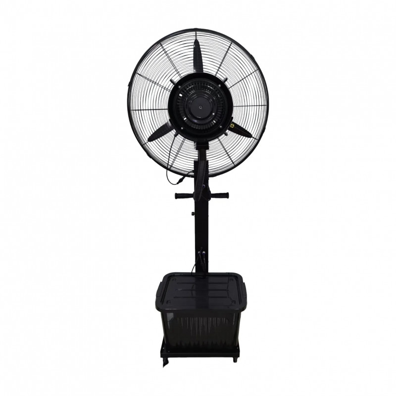 Ανεμιστήρας με υδρονέφωση Lamarque LFM-3343BL, 260 W, 26 ίντσες, 41 λίτρα, έως 50 μ³, κινητήρας από αλουμίνιο, 3 ταχύτητες, μαύρος