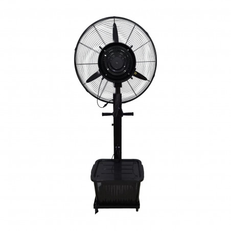 Ανεμιστήρας με υδρονέφωση Lamarque LFM-3343BL, 260 W, 26 ίντσες, 41 λίτρα, έως 50 μ³, κινητήρας από αλουμίνιο, 3 ταχύτητες, μαύρος