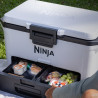 Ψυκτική θήκη Ninja FrostVault FB151EUWH, 47 λίτρα, Παθητική ψύξη, χωρητικότητα 80 κουτιών, Διατηρεί τον πάγο έως και 6 ημέρες, Ξηρό διαμέρισμα, Λευκό