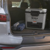 Ψυκτική θήκη Ninja FrostVault FB230EUGY, 28 λίτρα, Παθητική ψύξη, χωρητικότητα 48 κουτιών, Διατηρεί τον πάγο έως και 5 ημέρες, Ξηρό διαμέρισμα, Ρόδες, Γκρι