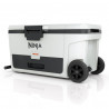 Ψυκτική θήκη Ninja FrostVault FB265EUUKWH, 61,5 λίτρα, Παθητική ψύξη, 97 κουτάκια, Διατηρεί τον πάγο έως και 6 ημέρες, Ξηρό διαμέρισμα, Ρόδες, Λευκό