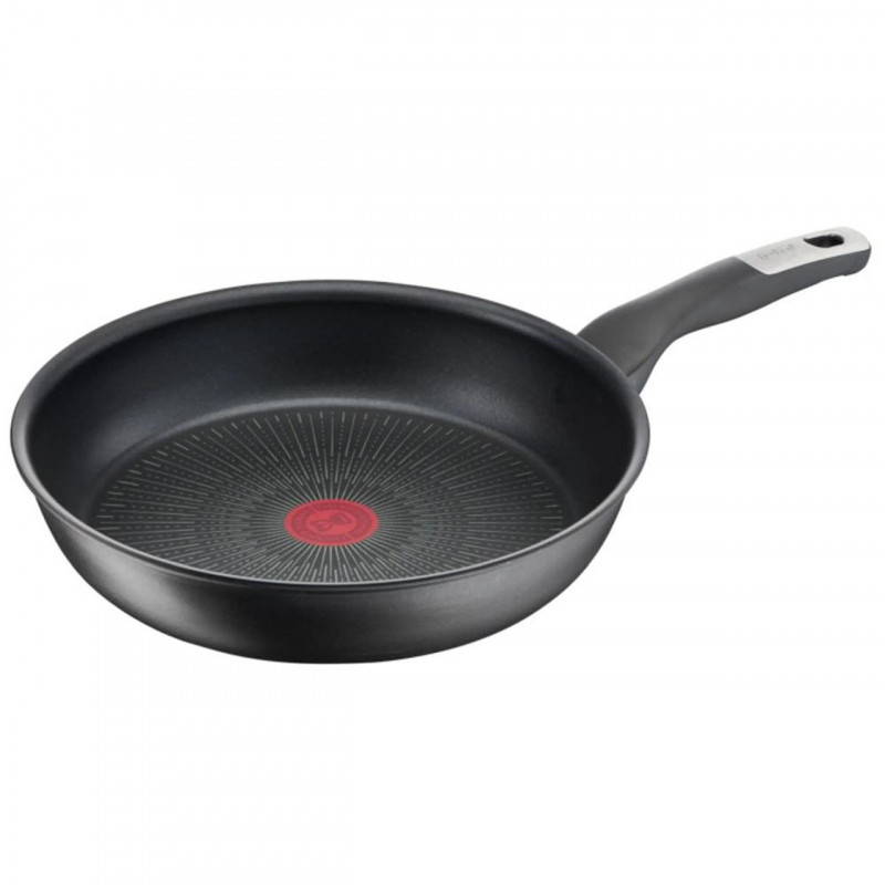 Μεταχειρισμένο: Τηγάνι Tefal G2550572, 26 εκ., Thermo-Spot, Αντικολλητική επίστρωση τιτανίου X6, Για επαγωγικές εστίες, Μαύρο