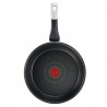Μεταχειρισμένο: Τηγάνι Tefal G2550572, 26 εκ., Thermo-Spot, Αντικολλητική επίστρωση τιτανίου X6, Για επαγωγικές εστίες, Μαύρο